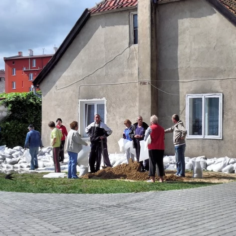 Tczew - Stan Wisły oraz przygotowania do nadejścia fali