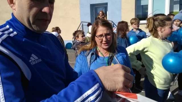 Tczew - Ulicami Tczewa przeszedł Marsz na Niebiesko