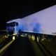 Tczew - Ciężarówka wpadała w poślizg i wstrzymała ruch na A1