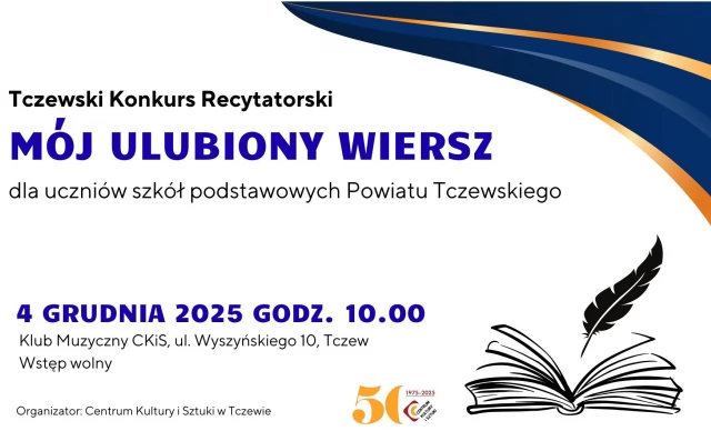 Tczew - Tczewski Konkurs Recytatorski "Mój ulubiony wiersz"