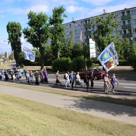 Tczew - Pielgrzymka idzie do Częstochowy. Ze względu na COVID jest inna niż zwykle