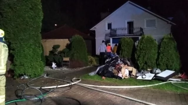 Tczew - Pożar w Rokitkach. Uratowano mienie o wartości 400 tys. zł