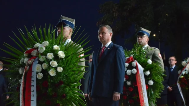Tczew - Andrzej Duda: "Największe znaczenie strategiczne miało to, co działo się tutaj, w Tczewie i Szymankowie"