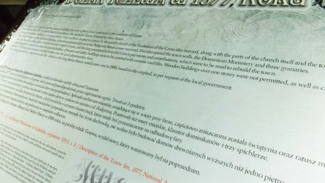 Tczew - Miasto spłonęło w 3,5 godziny. Ocalały 2 spichlerze, kilka domów i klasztor