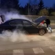 Tczew - Ulica Gdańska. Osobowe auto stanęło w płomieniach