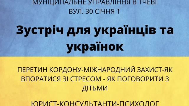 Tczew - Wsparcie dla Ukraińców i Ukrainek - spotkanie w Tczewie
