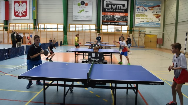 Tczew - Młodzieżowe zmagania w tenisie stołowym
