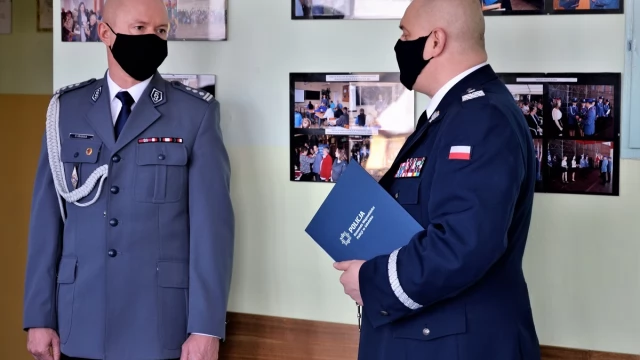 Tczew - Komendant tczewskiej policji żegna się ze służbą