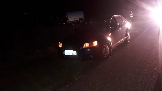 Tczew - Łoś na A1. Pięć samochodów wypadło z trasy, dwie osoby w szpitalu