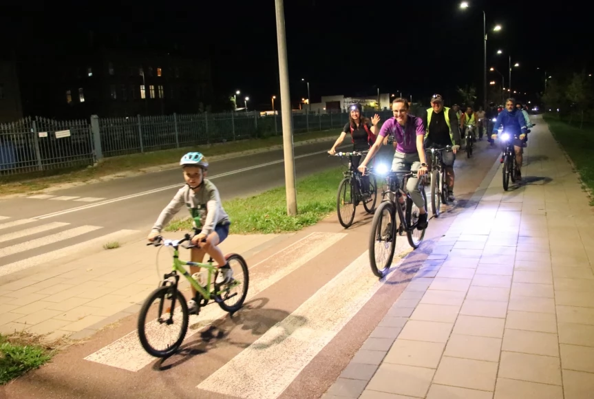 Tczew - Nocny przejazd rowerowy Świetlik