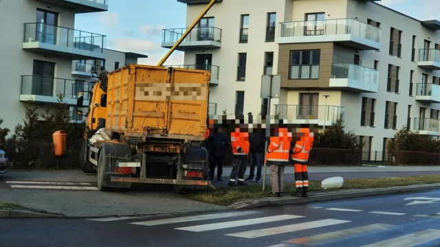 Tczew - Kolizja na skrzyżowaniu alei Kociewskiej z ulicą Żwirki
