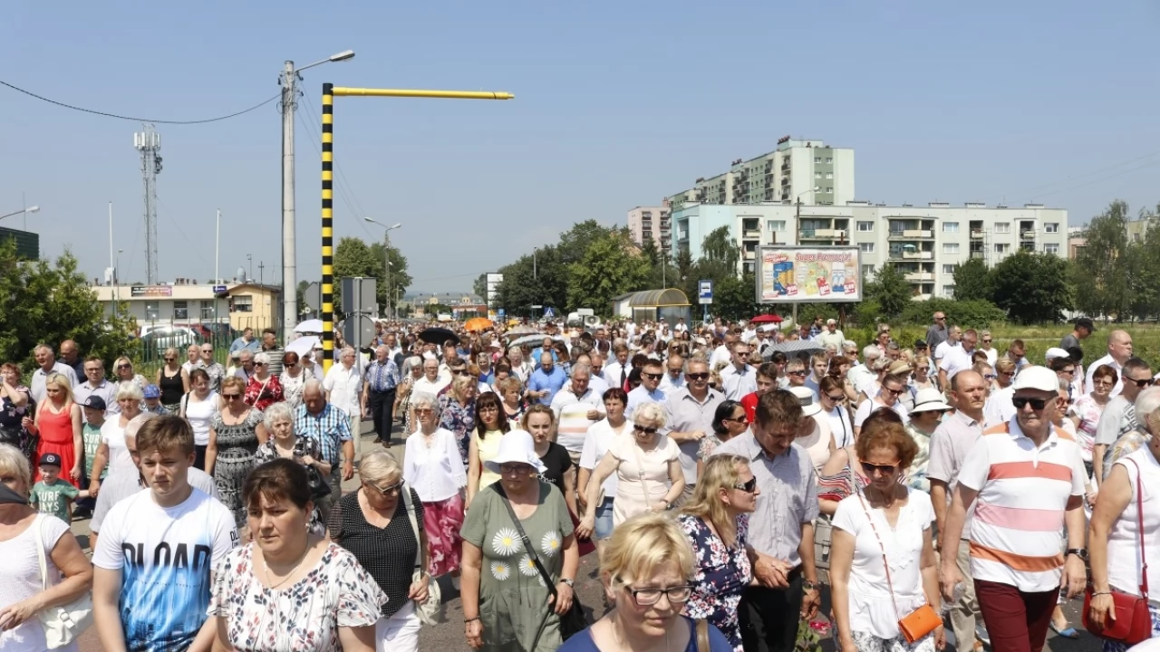 Tczew - Boże Ciało - procesja z Najświętszym Sakramentem