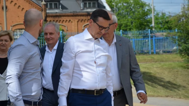 Tczew - Mateusz Morawiecki z wizytą w Tczewie - "Ten most będzie perłą historii"