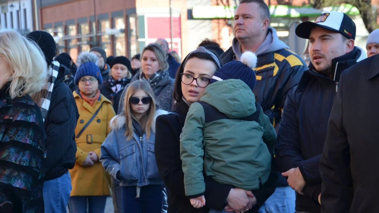 Tczew - Polacy i Ukraińcy ramię w ramię przeciw rosyjskiej agresji