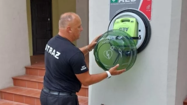 Tczew - Pierwszy ogólnodostępny defibrylator AED w gminie Gniew