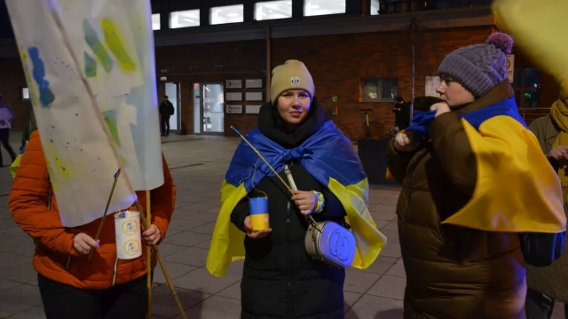 Tczew - Antywojenna demonstracja przeszła ulicami Tczewa