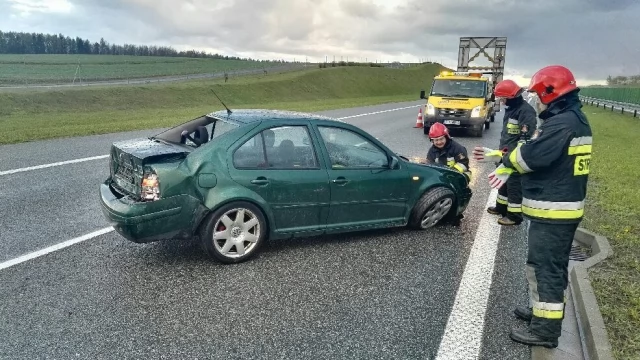Tczew - Alert pogodowy na A1! Seria kolizji na autostradzie