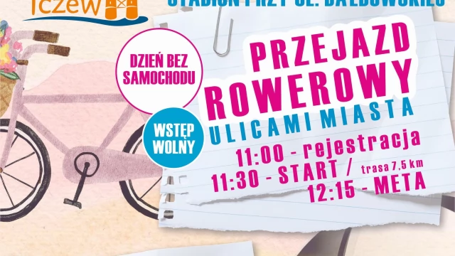 Tczew - W sobotę przesiądź się na rower