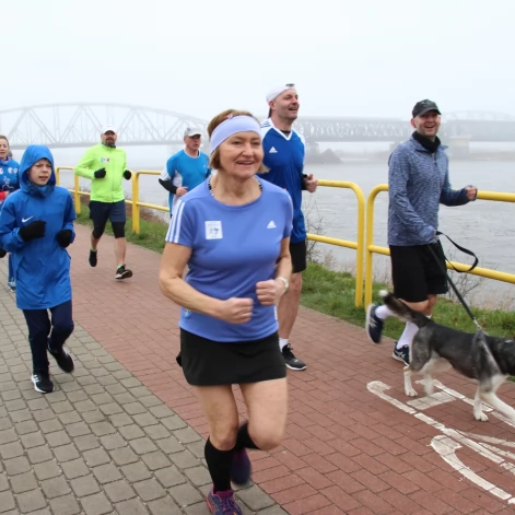 Tczew - Parkrun na niebiesko