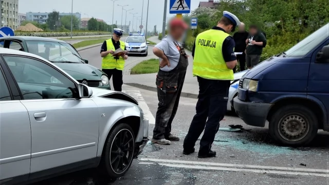 Tczew - Policjanci zatrzymali prawo jazdy za spowodowanie wypadku