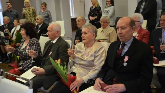 Tczew - Nawet 60 lat razem! Jubilaci nagrodzeni