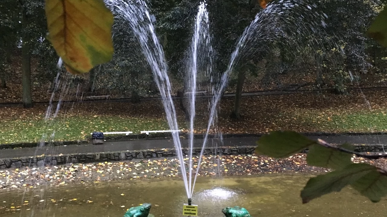 Tczew - Park Miejski jesienią z dnia 7.10.2016