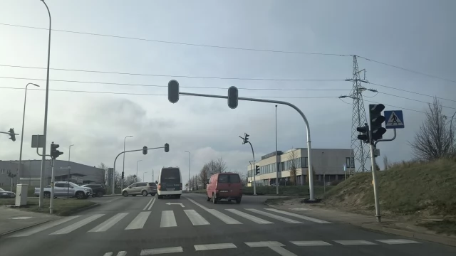 Tczew - Kolejne światła na dojazdówce do autostrady