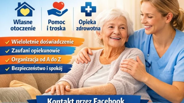 Tczew - Oferujemy całodobową opieka domową nad seniorami