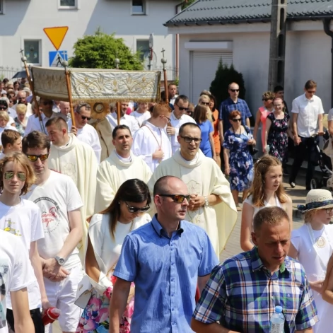 Tczew - Boże Ciało - procesja z Najświętszym Sakramentem