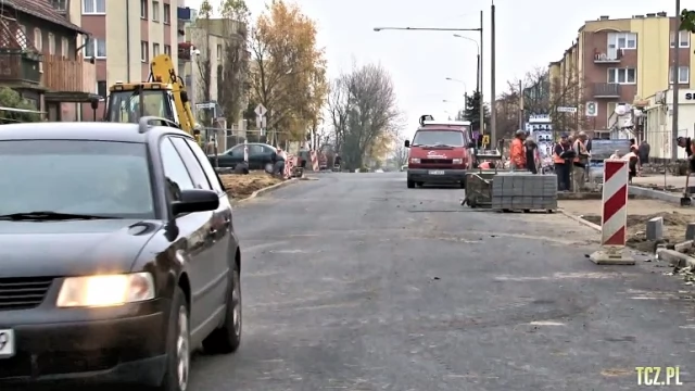 Tczew - Nowowiejska już przejezdna, choć prace trwają