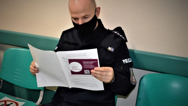 Tczew - Policjanci się szczepią