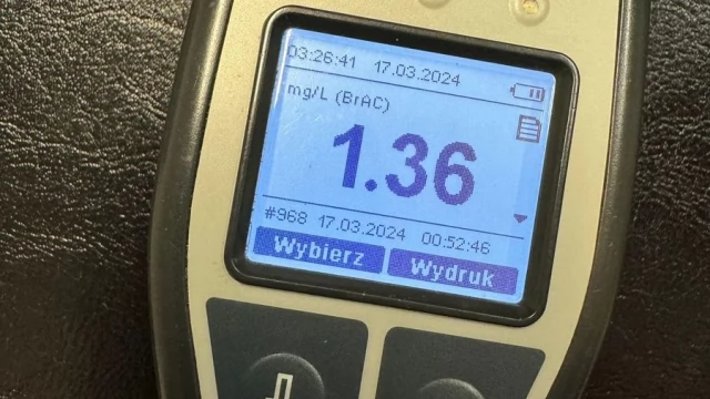Tczew - Stracił samochód za pijaństwo. Kierujący miał blisko 3 promile!