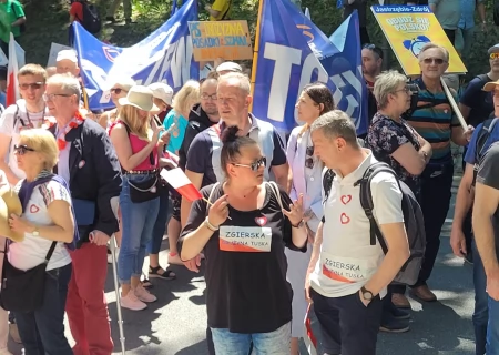 Tczew - Tczewianie na marszu w Warszawie