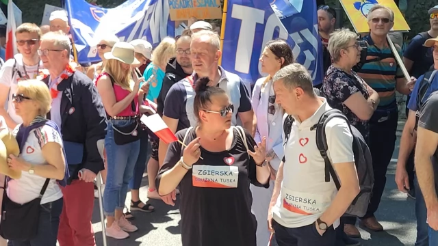 Tczew - Tczewianie na marszu w Warszawie