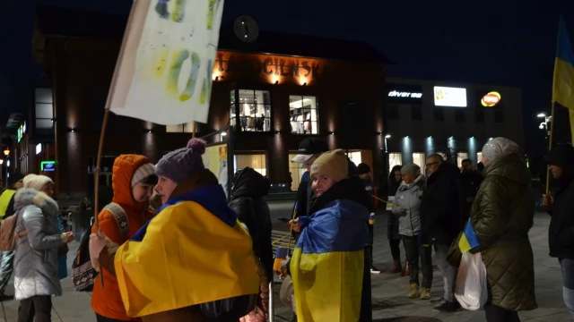 Tczew - Antywojenna demonstracja przeszła ulicami Tczewa