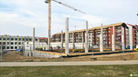 Tczew - Podglądamy postęp budowy prac na basenie