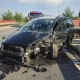 Tczew - Czołówka na obwodnicy Pelplina. Cztery osoby poszkodowane - w tym dzieci