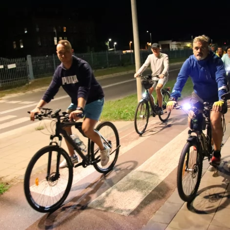 Tczew - Nocny przejazd rowerowy Świetlik