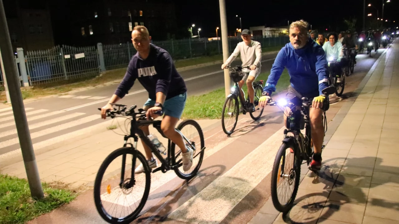 Tczew - Nocny przejazd rowerowy Świetlik