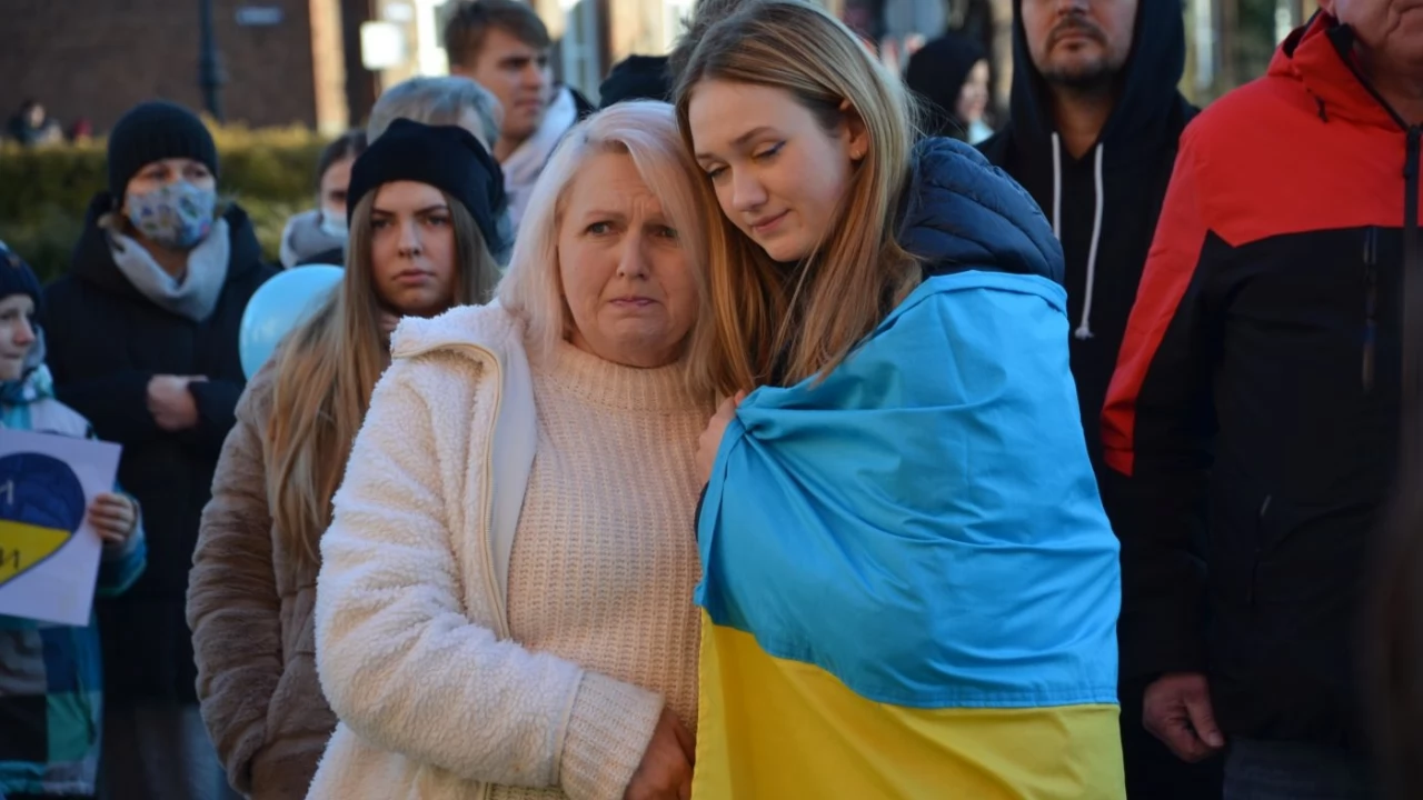 Tczew - Polacy i Ukraińcy ramię w ramię przeciw rosyjskiej agresji