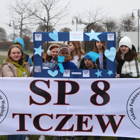 Tczew - Parkrun na niebiesko