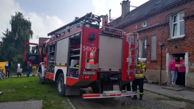 Tczew - Zadymienie w budynku wielorodzinnym na Jagiellońskiej