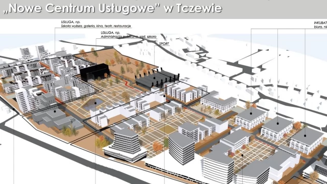Tczew - Jakie będzie Nowe Centrum Usługowe Tczewa? Zobacz 8 pomysłów na zagospodarowanie terenu koszar