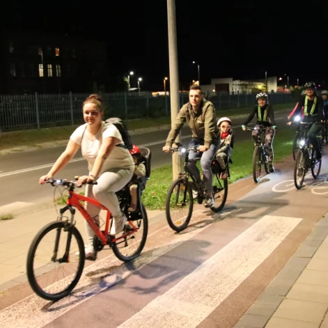Tczew - Nocny przejazd rowerowy Świetlik