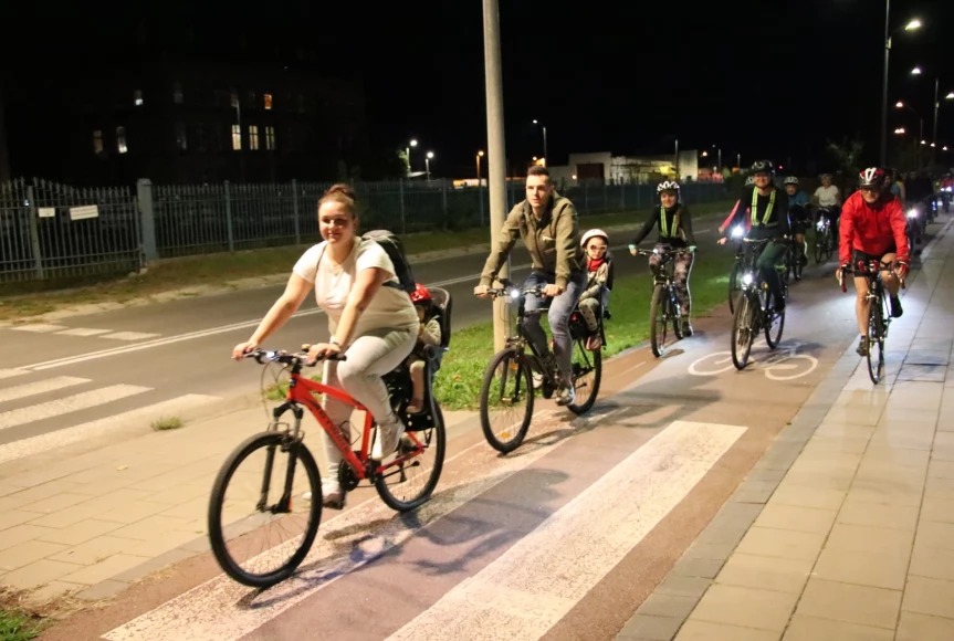 Tczew - Nocny przejazd rowerowy Świetlik
