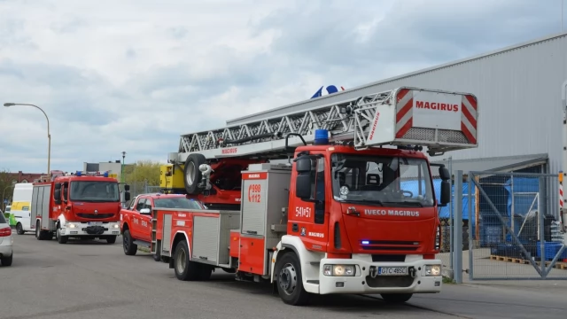 Tczew - Ewakuacja obiektu handlowego - zapalił się piec piekarniczy