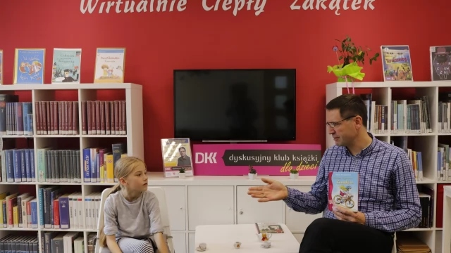 Tczew - Miłośnicy książek spotkali się ze znanym autorem literatury dziecięcej