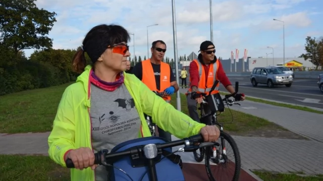Tczew - Specjalny zespół rowerowy testował nową infrastrukturę