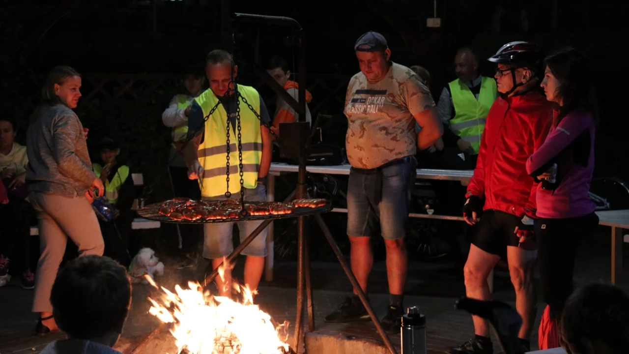 Tczew - Nocny przejazd rowerowy Świetlik