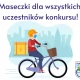 Tczew - Maseczki dla uczestników konkursu "Rowerem do pracy"